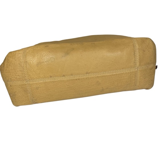 Dooney Bourke 1975 East West Hobo Handbag Purse Bag Beige Tan Nubuck Leather - Picture 5 of 9